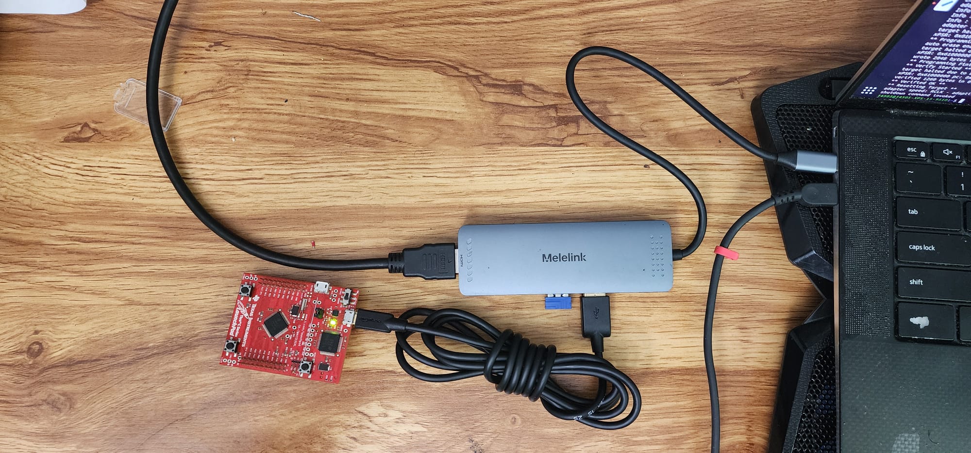 TM4C123G LaunchPad connected to Ubuntu machine